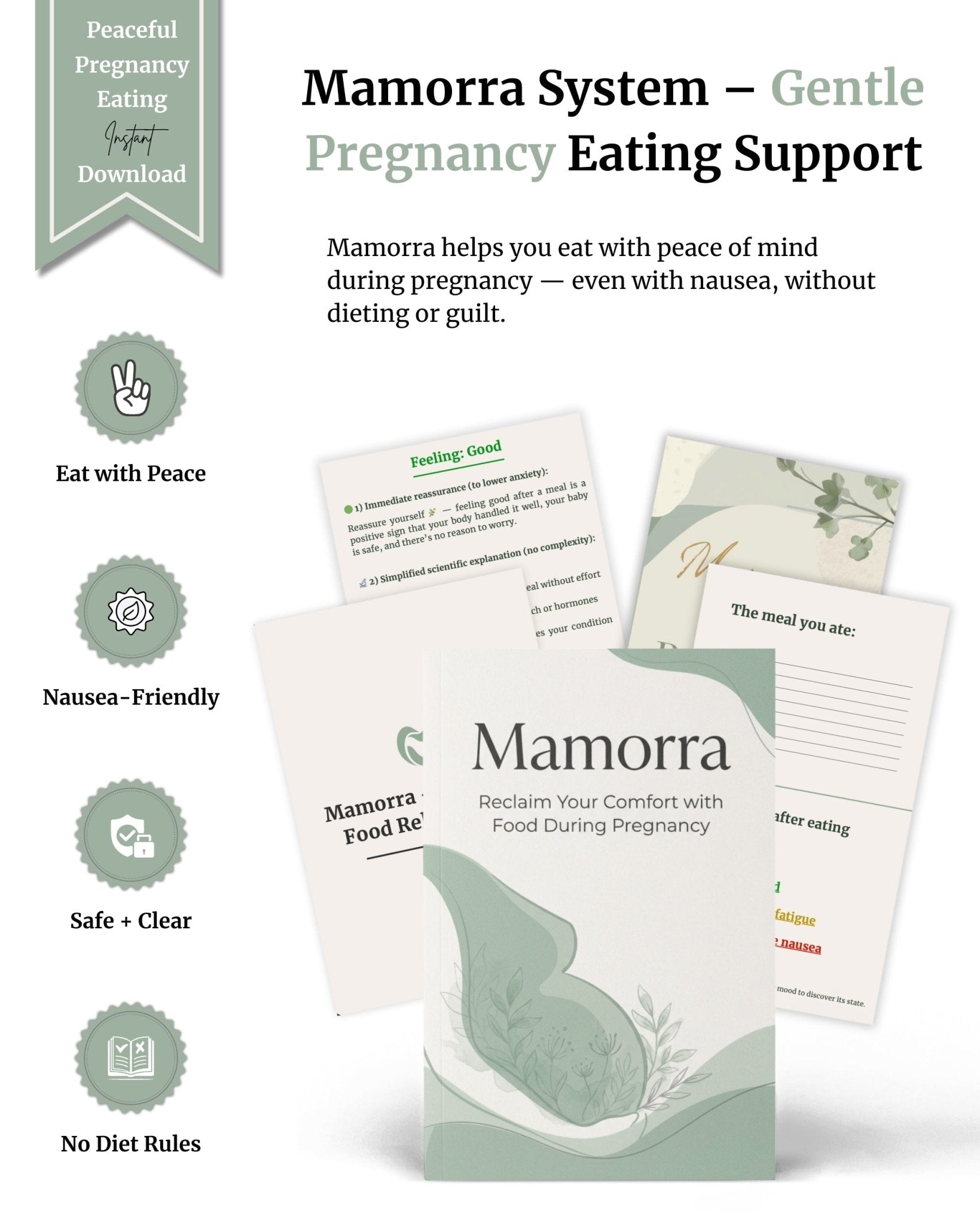 Peaceful Pregnancy Eating - Mamorra